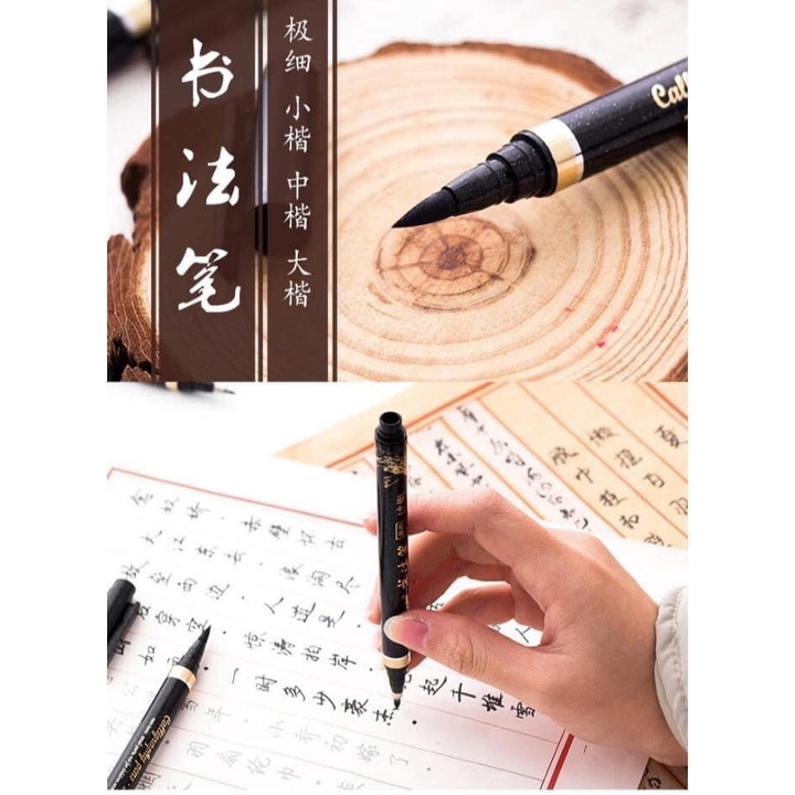 Bút Viết Chữ Hán, chữ Trung CHUYÊN DỤNG, Bút luyện viết thư pháp,Chính Hãng