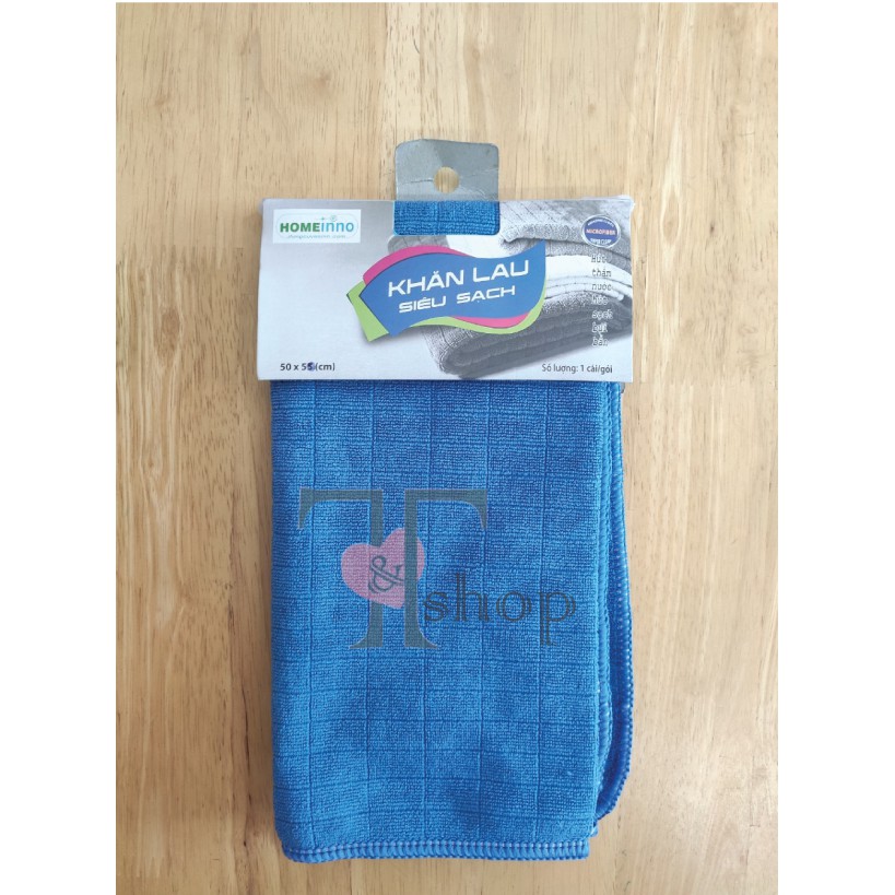 [Hoả Tốc]Combo 3 Khăn Lau Đa Năng Microfiber Homeinno Siêu Sạch Siêu Thấm Nhiều Kích Thước