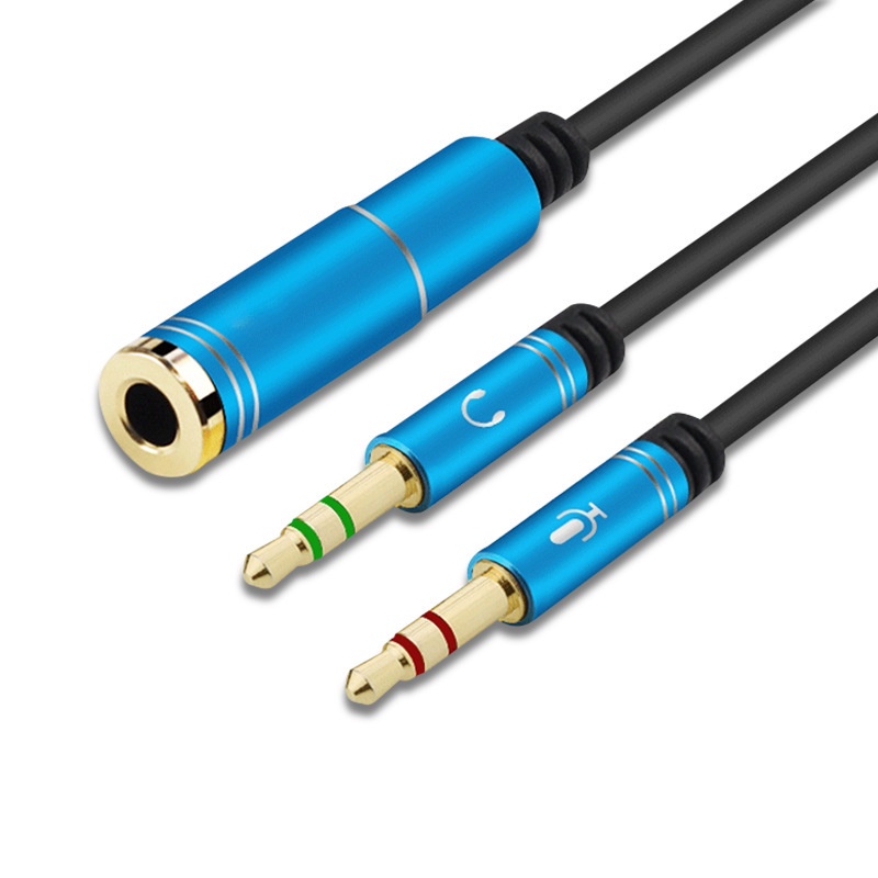Jack Chuyển Đổi Tai Nghe 3.5mm Sang Audio Và Mic - Jack Gộp Tai Nghe và Mic 3.5mm Cho Laptop, Máy Tính PC | BigBuy360 - bigbuy360.vn