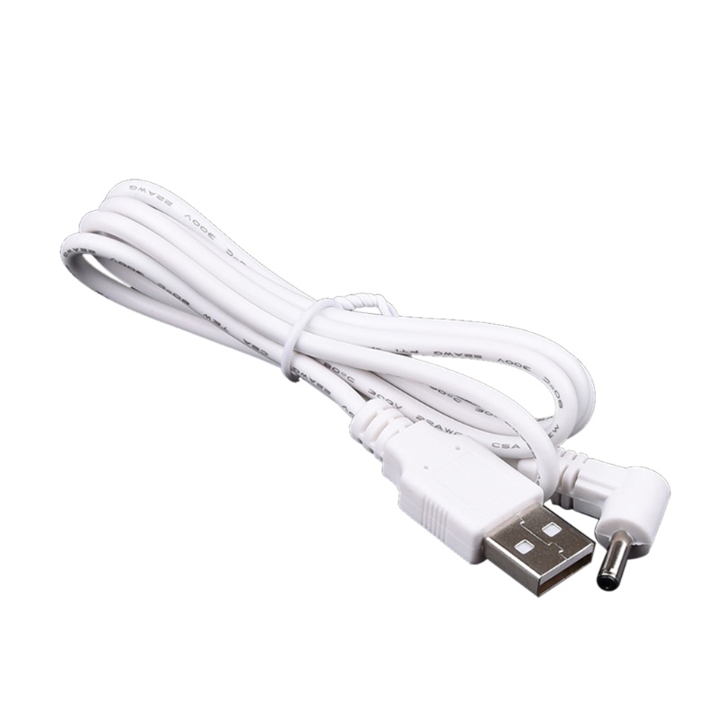5V for  Power Cable USB to for  3.5x1.35mm Plug Charging Cord with Elbow