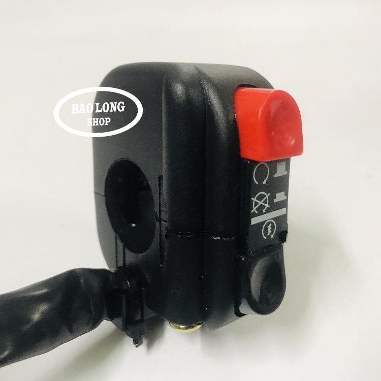Cùm Công Tắc FZ bên Phải On/Off/Đề dành cho xe máy (màu Đen)