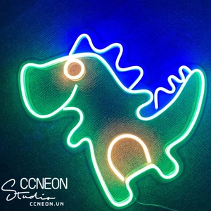 Đèn Trang Trí Led Neon Sign Khủng Long Cute