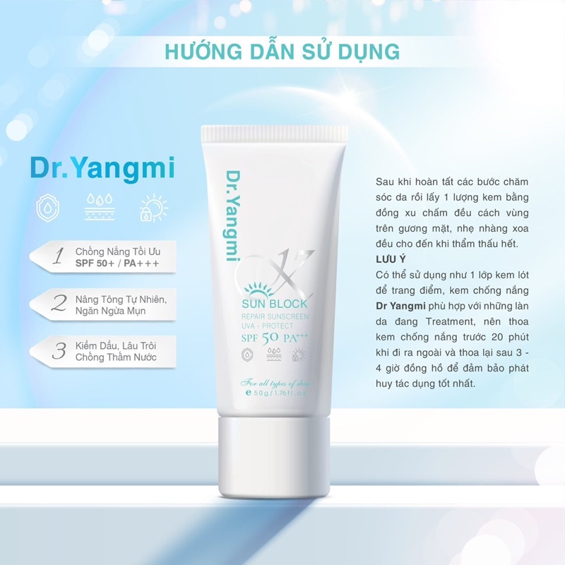 Chống Nắng Dr Yangmi Nhập Khẩu Hàn Quốc Chính Hãng