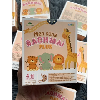 Men Sống Bạch Mai Plus Chứa Chất Xơ Và 4 Tỷ Lợi Khuẩn Hộp 15 Ống