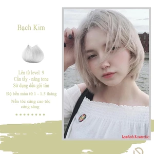 Thuốc nhuộm tóc Bạch Kim 100ML màu nhuộm lên chuẩn tone