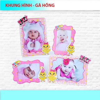 ( 9 MẪU ) KHUNG HÌNH GIẤY CHO BÉ GÁI - SET 4 KHUNG