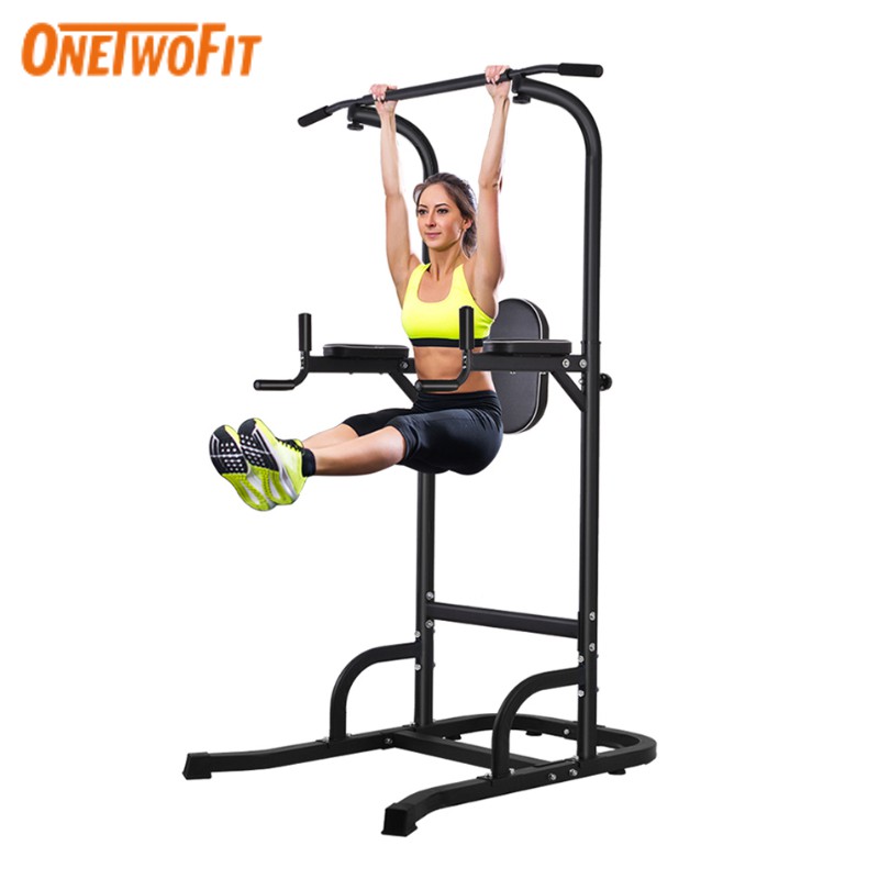OneTwoFit Bộ xà đơn, xà kép đa năng Gym, lượng Kéo lên tại nhà dụng cụ tập thể dục phòng gym OT061A