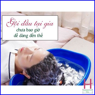 Chậu gội đầu tại giường cho người già, bà bầu, trẻ nhỏ -Thau gội đầu tiện ích (MS: 2206)