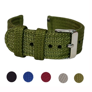 Dây Đeo Đồng Hồ Bằng Nylon Chất Lượng Cao 18mm 20mm 22mm 24mm