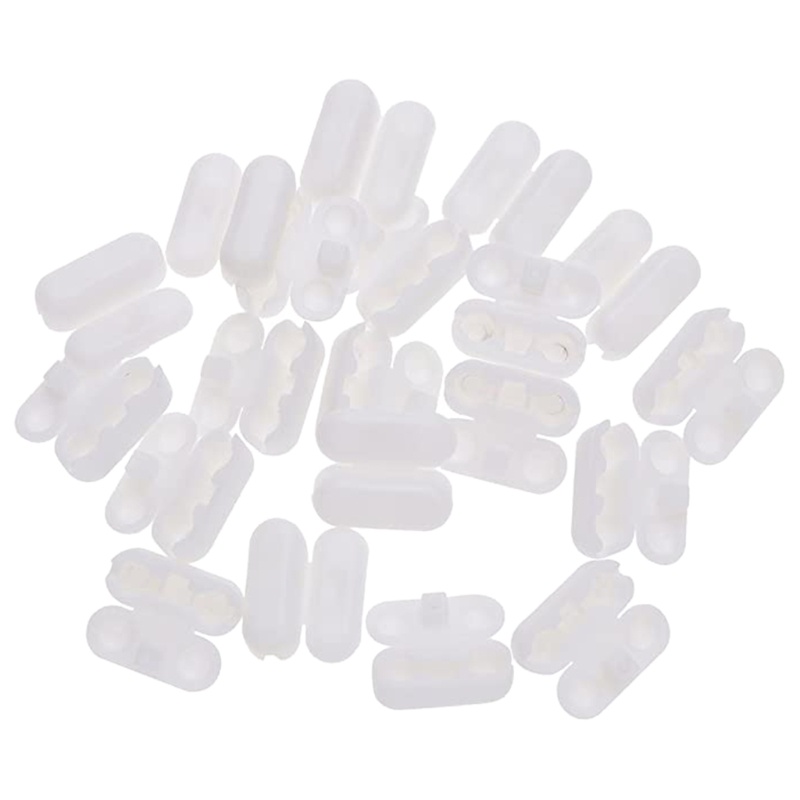 Yu 20 Chiếc Dây Xích Kết Nối Con Lăn Bóng Hạt Chuỗi Kết Nối Nhựa Thay Thế Dọc La Mã Con Lăn Dây Xích Dây Connec