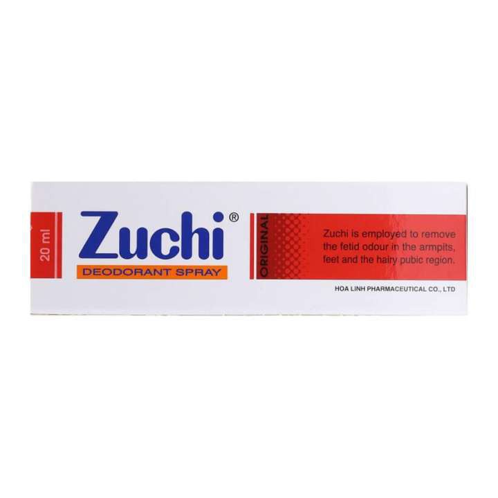 Ảnh Xịt khử mùi 2 trong 1 Zuchi Original (20ml) khử mùi hôi nách và hôi chân hiệu quả, không kích ứng da - XZ1 02 4