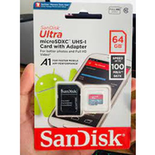 Thẻ Nhớ Máy Ảnh Sd 64Gb Sandisk Ultra Class10 Uhs-I 100Mb/S Giá Tốt Tháng  9, 2023 | Mua Ngay | Shopee Việt Nam