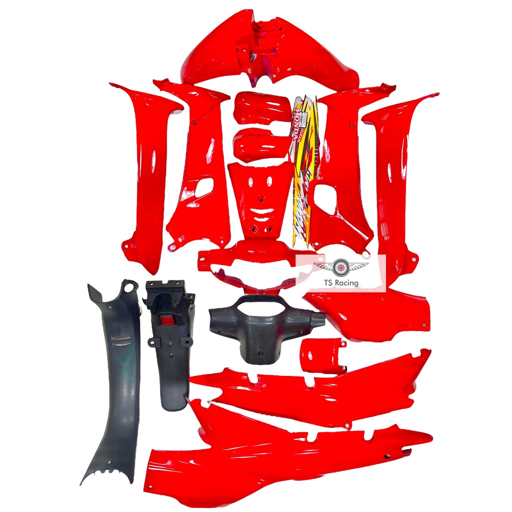 Dàn áo wave alpha - wave nhỏ đỏ tươi - tặng team 3 lớp