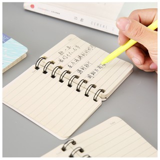 3 Sổ Cầm Tay Lò Xo Dễ Thương - Thỏ Hồng VPP