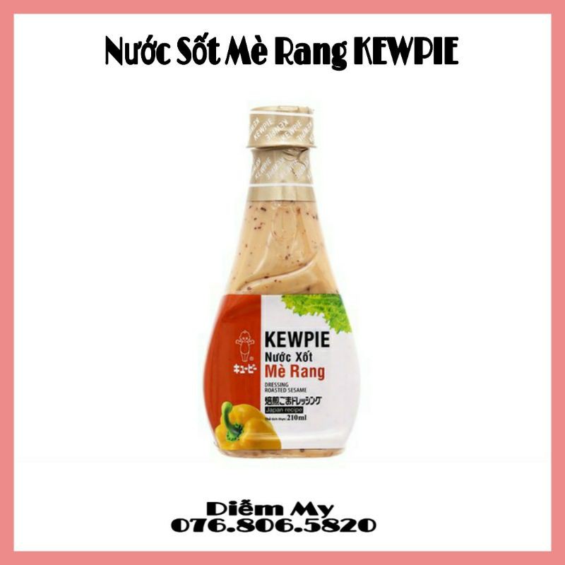 (CHÍNH HÃNG) NƯỚC SỐT MÈ RANG KEWPIE chai 210ml_500ml_1l | Shopee Việt Nam