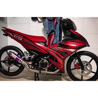 Tem trùm Exciter 150 yamaha  đỏ đen - Độ dán team trùm decal xe máy - Team trùm ex decal rẻ đẹp và chất  đỏ đen