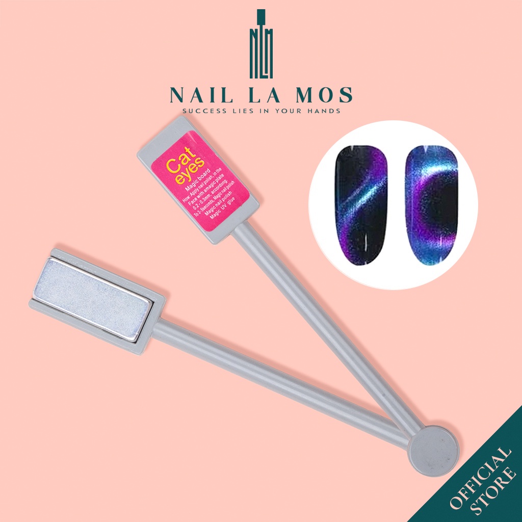 What are the benefits of using nam châm hơ mắt mèo for nail art?