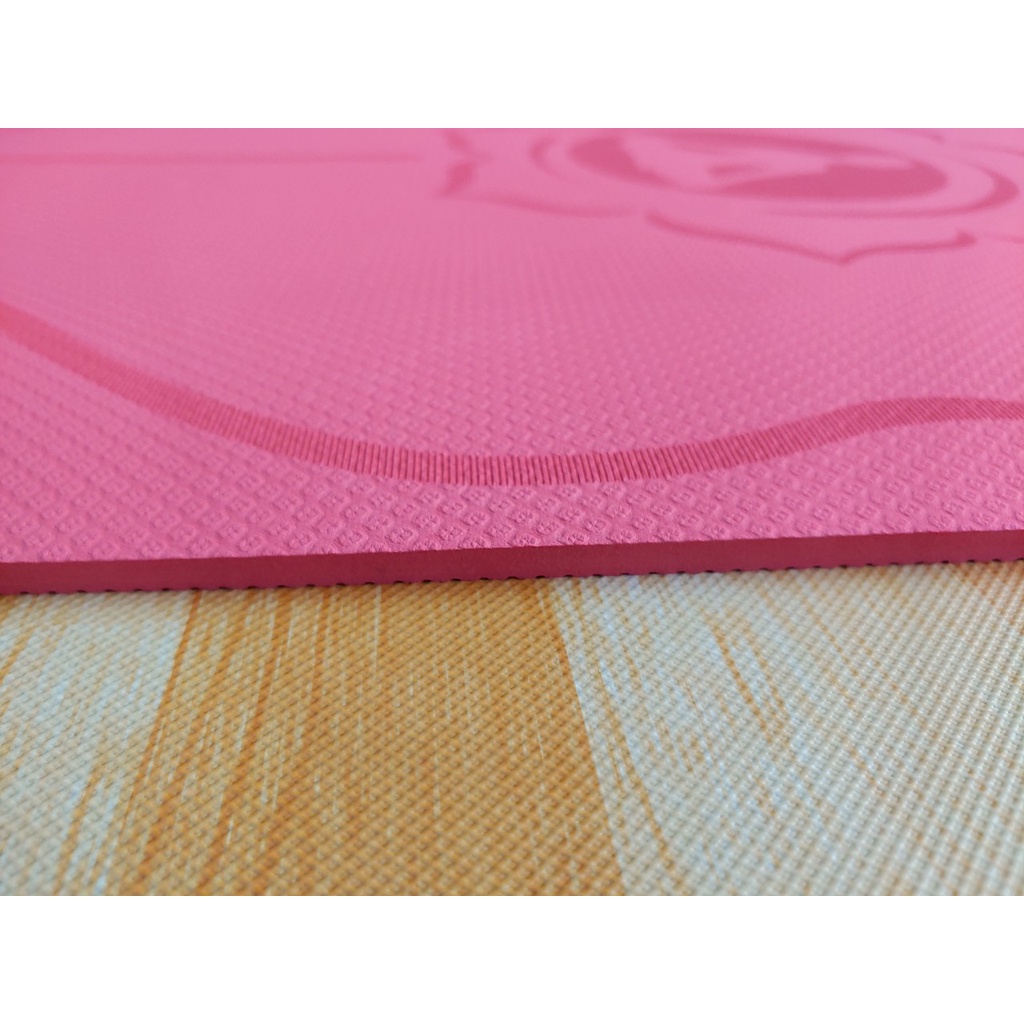 THẢM TẬP YOGA-GYM 8MM SUNNY - ĐỊNH TUYẾN (TẶNG KÈM TÚI ĐỰNG THẢM)