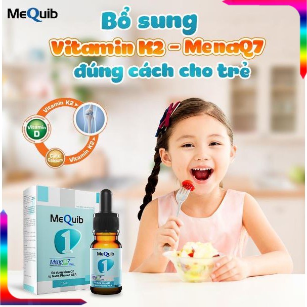 MeQuib 1- Bổ sung vitamin D3 và vitamin K2