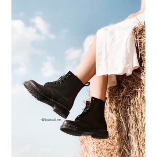 [Có sẵn size nam nữ] ORIGIN BOOTS - GIÀY BỐT DR CỔ CAO đế 3,5cm da lì cao cấp TẶNG KÈM 1 CẶP DÂY (Ảnh thật shop tự chụp)