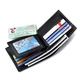 Thiết kế 2023 - Quà tặng  Ví da nam thời trang cao cấp Loại 1- FULL  túi hộp y hình (ảnh chụp thật)