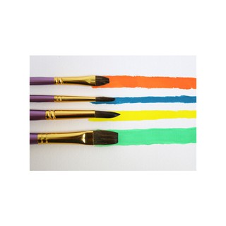 Cọ vẽ màu nước Mont Marte mẫu 1 bộ 4 cọ - COLORMATE