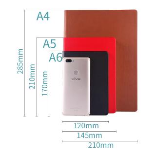 Sổ Ghi Chép Kế Hoạch Bìa Cứng Khổ A4 A5 A6 Có Sẵn 330 Tờ