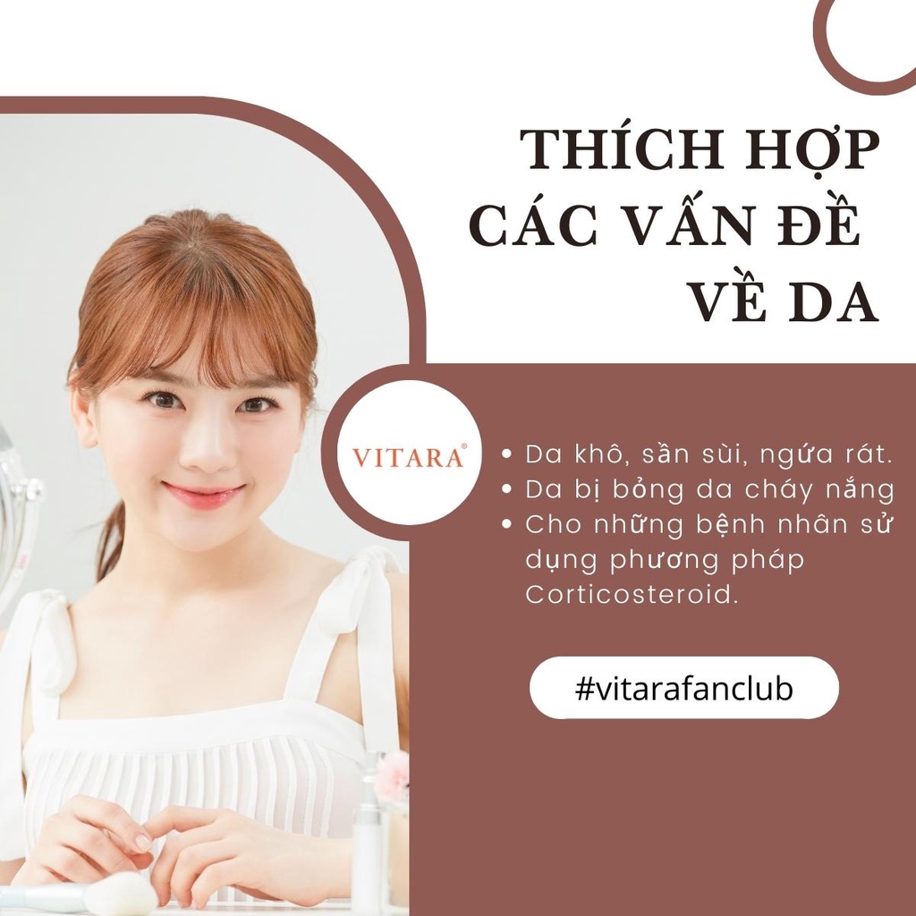 Product image Gel thoa da bị kích ứng Vitara Aloe Vera 5% Panthanol làm dịu da sau bỏng nắng, sần sùi, bị bỏng, cháy nắng 120g 3