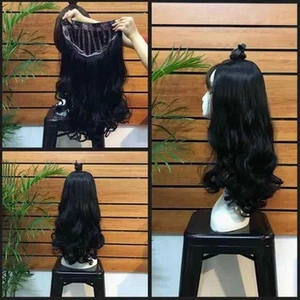 KẸP TÓC GIẢ U XOĂN ĐUÔI LƯỚI HOA CAO CẤP
