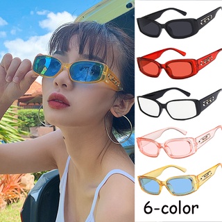 Kính Mát Khung Vuông Hợp Thời Trang Gợi Cảm Nhiều Màu Sắc Retro Nam Nữ Thời Trang Lái Xe Câu Cá Khung Hình Chữ Nhật Nhỏ