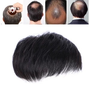 Thời trang nam tự nhiên và sạch sẽ Tóc giả tóc ngắn thoải mái và thoáng khí