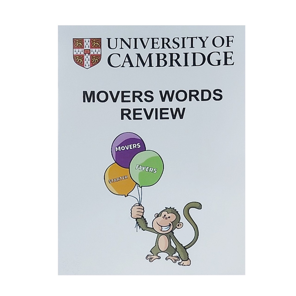 Sách -  University Of Cambridge Movers Words review