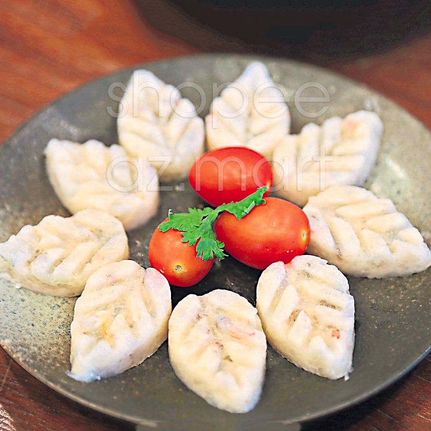 EB Tôm Phỉ Thúy Haidilao Viên Thả Lẩu Tôm Xay Hình Chiếc Lá Prawn Paste Small Leaf