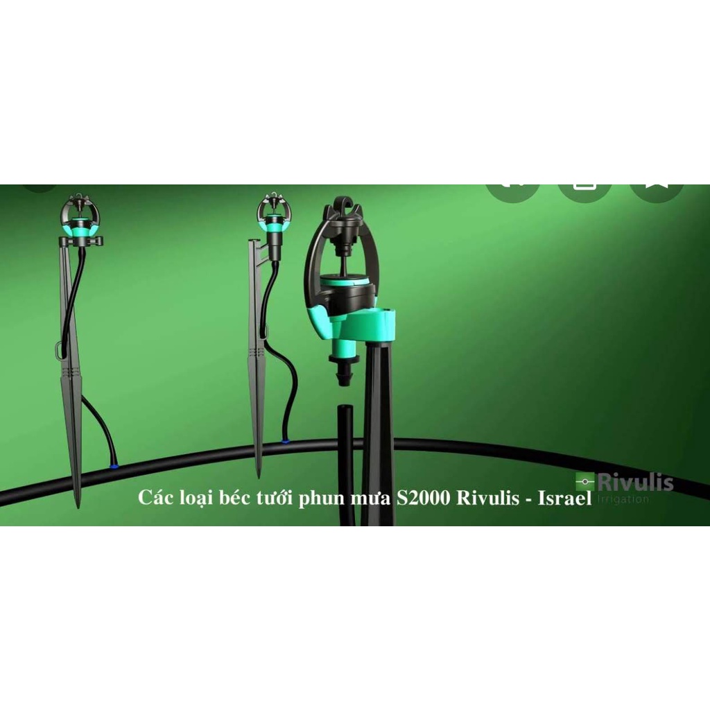 10 cái Béc Tưới Phun Mưa Rivulis S2000- Combo 10 cái