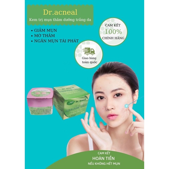 Kem Mụn Dr Acneal 15ml Mờ Mụn Trứng Cá Và Viêm Shopee Việt Nam