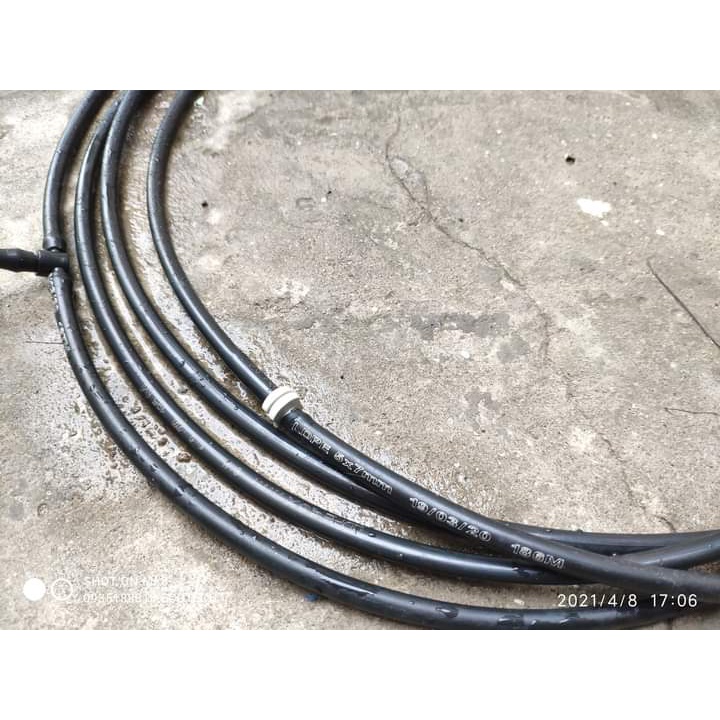 Cuộn Ống  LDPE Đen 8mm (6x8) Loại 1, Dây Tưới Cây, Tưới Lan Nhựa Nguyên Sinh 100%-100m cuộn- Tưới Phun Mưa, Phun sương