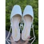 Giày sandal 3 phân mũi vuông Annmodels slingback hở gót phối dây mảnh _A1004 <HỖ TRỢ ĐỔI SIZE >