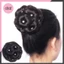 Búi tóc giả đẹp trung niên Cao Cấp-Búi hoa giả đính đá thời trang Qiqishop