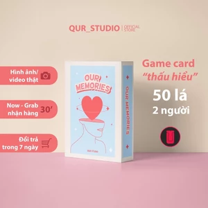 Bộ Bài Tình Yêu Thấu Hiểu Our Memories –Card Game Bởi QUR STUDIO Gắn Kết Thấu Hiểu Dành Cho Các Cặp Đôi
