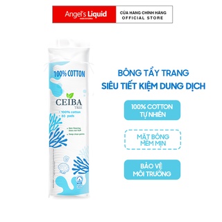 Bông Tẩy Trang Siêu Tiết Kiệm Dung Dịch Ceiba Cotton 80 Miếng