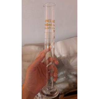 Ống Đong Thủy Tinh 50mL và 100mL Có Chia Vạch Chính Xác Có Chân Đế