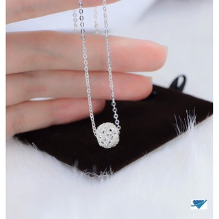 Dây chuyền mặt cầu new bạc ta nguyên chất chính hãng -Bạc LOPA