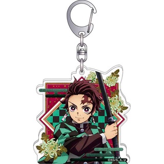 GC9 Demon Slayer Móc Khóa Anime Móc Khóa Acrylic Dễ Thương Túi Mặt Dây Chuyền Hoạt Hình Agatsuma Zenitsu Colection Quà Tặng CG9
