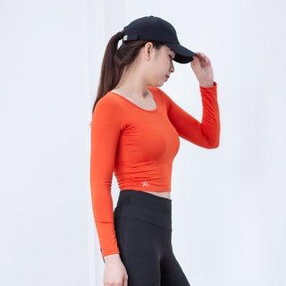 Áo thể thao Gladimax Croptop Dài Tay hỗ trợ tập luyện yoga, gym,... hiệu quả