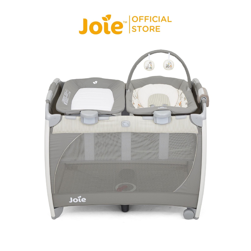 Ảnh Giường cho bé Joie Excursion Change & Bounce | Cũi cho bé gấp gọn tích hợp đèn ngủ, nhạc kèm nôi cho bé 1