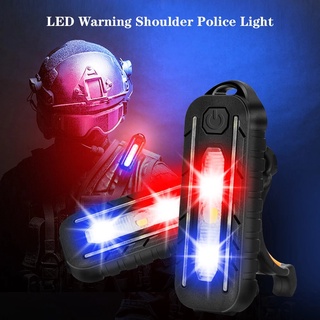 Đèn móc khóa mini siêu sáng, pin LED, dùng cho xe đạp, cảnh báo đỏ/xanh dương