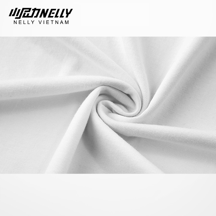 Ảnh Áo thun NELLY Cotton 260gsm Premium - Trắng Trơn Tay Lỡ Form Rộng Nam Nữ 2