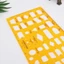 Mya K Nhựa Biểu Đồ Dòng Chảy Biểu Tượng Soạn Thảo Mẫu Thước Stencil Dụng Cụ Đo Sinh Viên