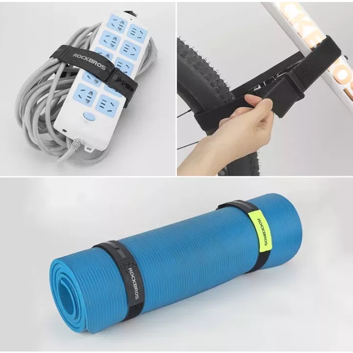 ROCKBROS Dây Đai Cố Định Hành Lý Bằng Nylon Màu Đen Đa Năng Có Thể Điều Chỉnh