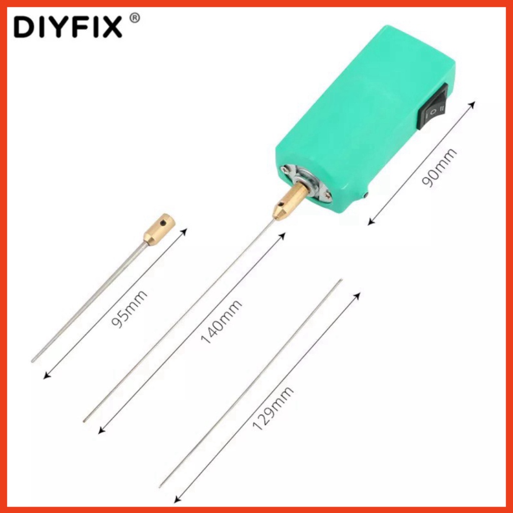 Máy cuốn keo vệ sinh keo màn hình, khung viền, pin E-FIXIT CJ9+ 5-12W/1A sửa chữa điện thoại